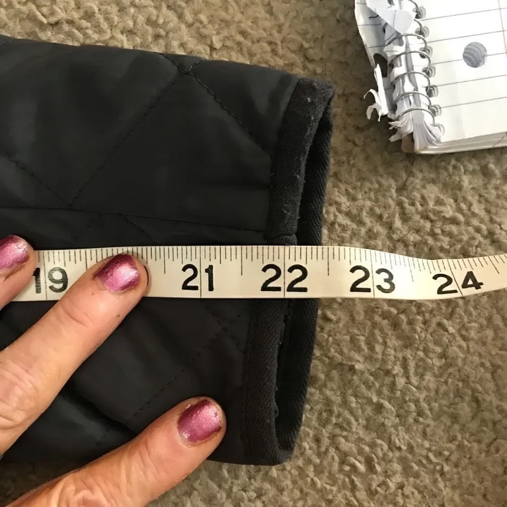 Gap Belted Puffer Coat Women's Size Small Petite Flinted Gray